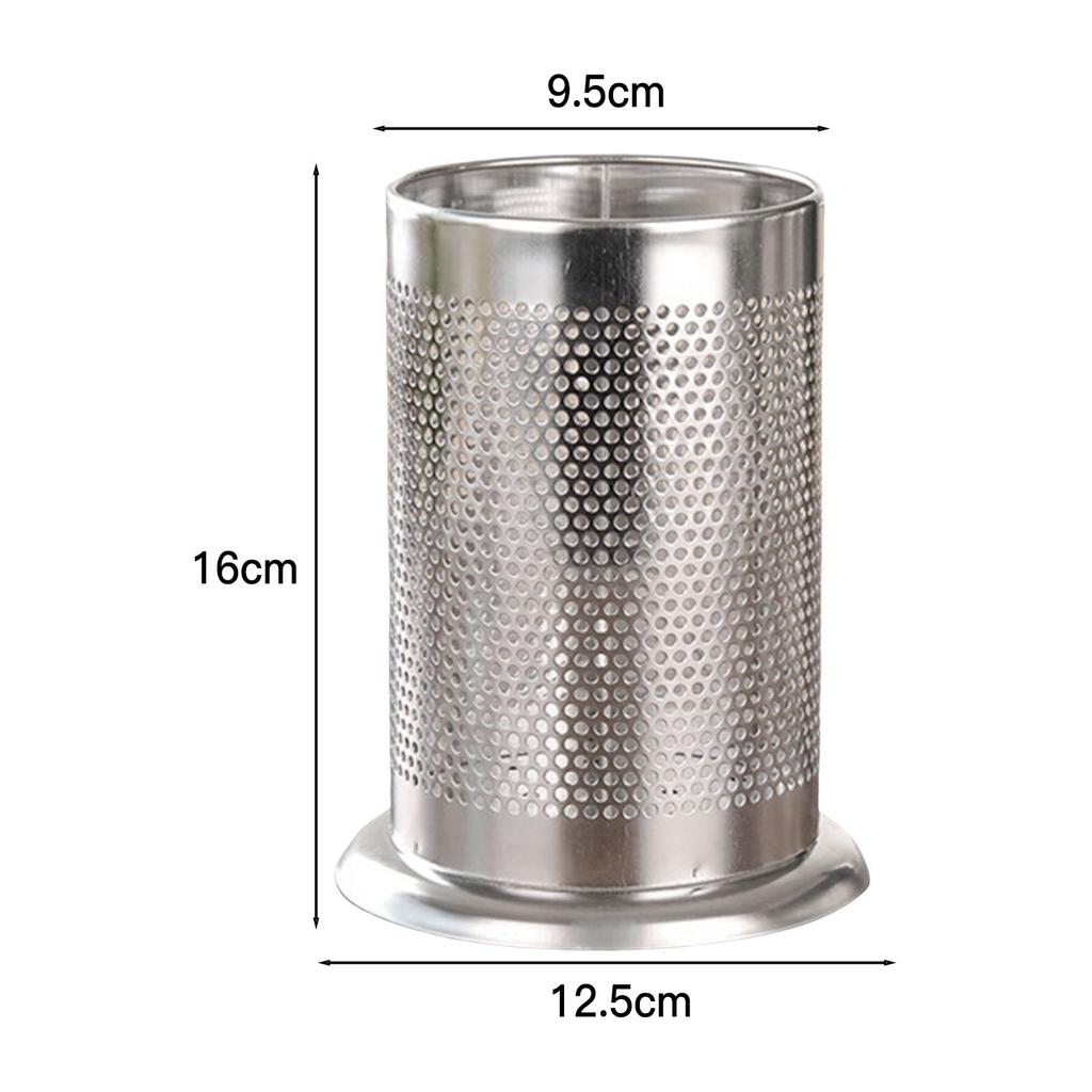 Stainless Steel Chopstick Storage Barrel Kitchen Knife Fork Storage Rack Suit for Restaurant Fork Spoon Holder Kitchen Supplies