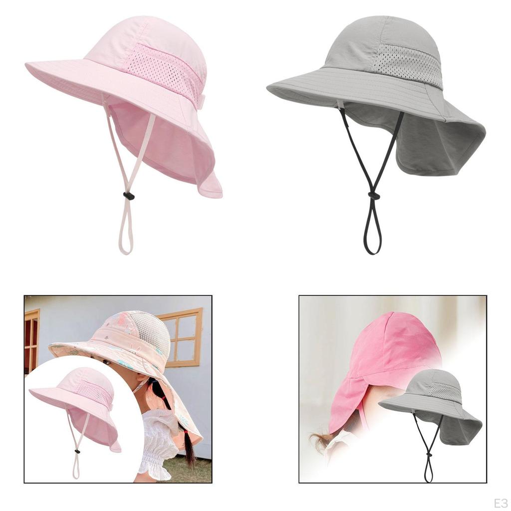 Kapelusz typu bucket dla dzieci Regulowany Słońce Wędrówki Kemping Ogród Podróże Plaża