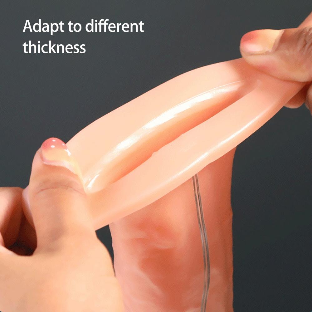 Adjustable Hollow Strap On Realistic Dildo Pants for Woman Men Wearable Penis Extension Sleeve Dildos Sex Toy for Adults Couples