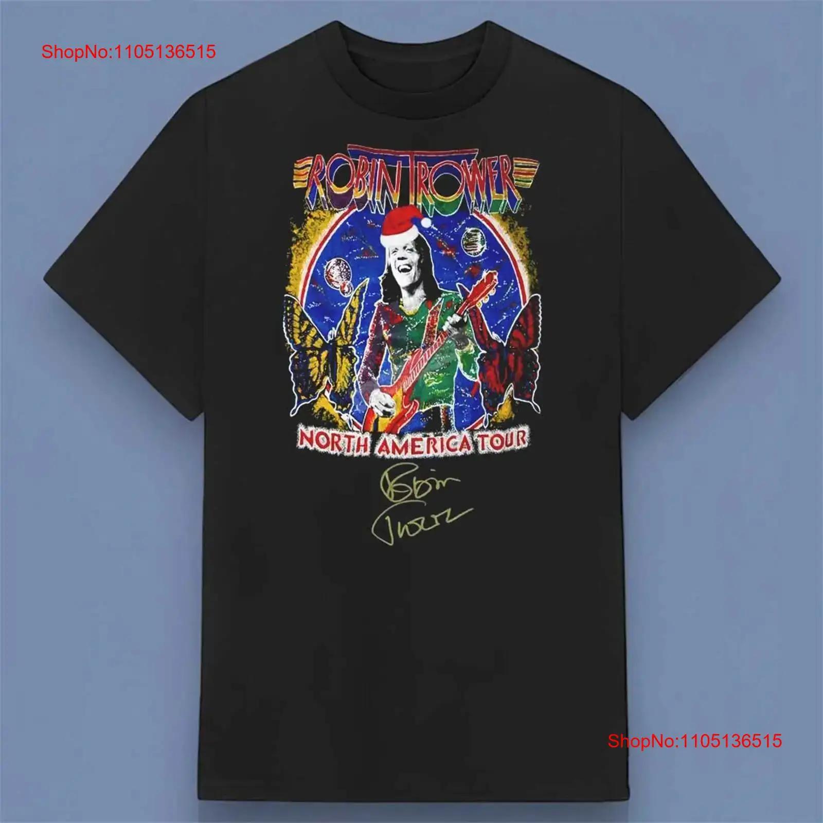 

Robin Trower Signature T Shirt Gifft For Friends Full Size S 4XL vintage Washed Breathable graphic fashion Slightly 5XL різнокольоровий