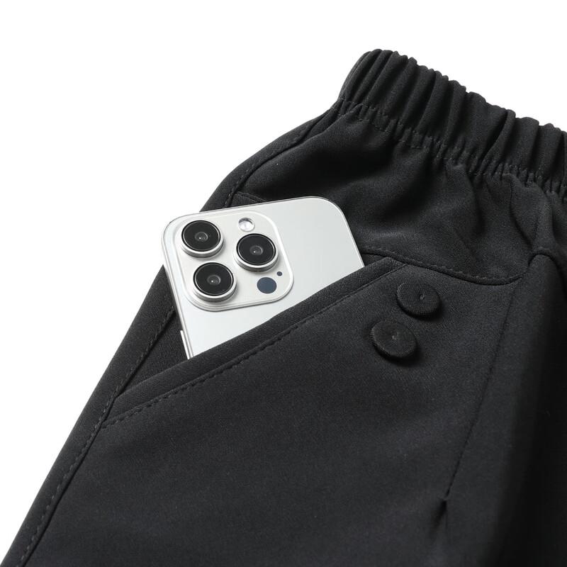 Women's Elastic Waist Straight Leg Pants