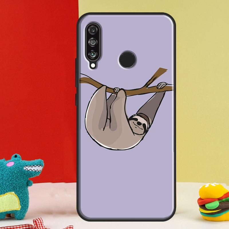 Baby Sloth For Huawei Nova 5T 9 10 SE 12i 12s 11i Y91 Y90 Y60 Y70 Y72 Y61 P60 P30 Pro P20 P40 Lite Case