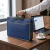 Waterproof Office Briefcase Large Capacity Business Tote Bag Thickened Portable File Bag  Car Side