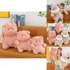 Entzückende Plüsch Biber Schwein Tierpuppe für Mädchen Dekokissen Geschenk