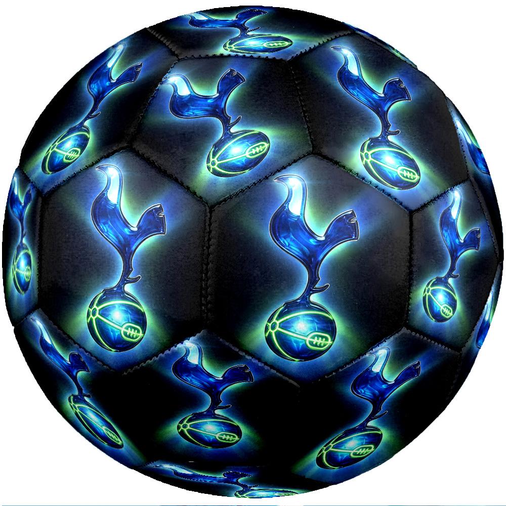 Pallone da Calcio da Partita Misura 5 Tema Tottenham Hotspur Pallone da Calcio Professionale da Esterno Morbido Pallone da Allenamento