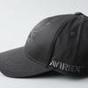 AVIREX ARMY Military Embroidered Baseball Cap for Men Free US BASE 6-Panel Low-Profile (JP, Alphabet, Size, Charcoal)