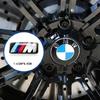 Für Alle BMW E46 E39 E38 E90 E60 E36 F30 F20 X1 X3 X5 M Logo Auto Lenkradnabenabdeckungen Mittel Emblem Abzeichen Aufkleber DIY Aufkleber