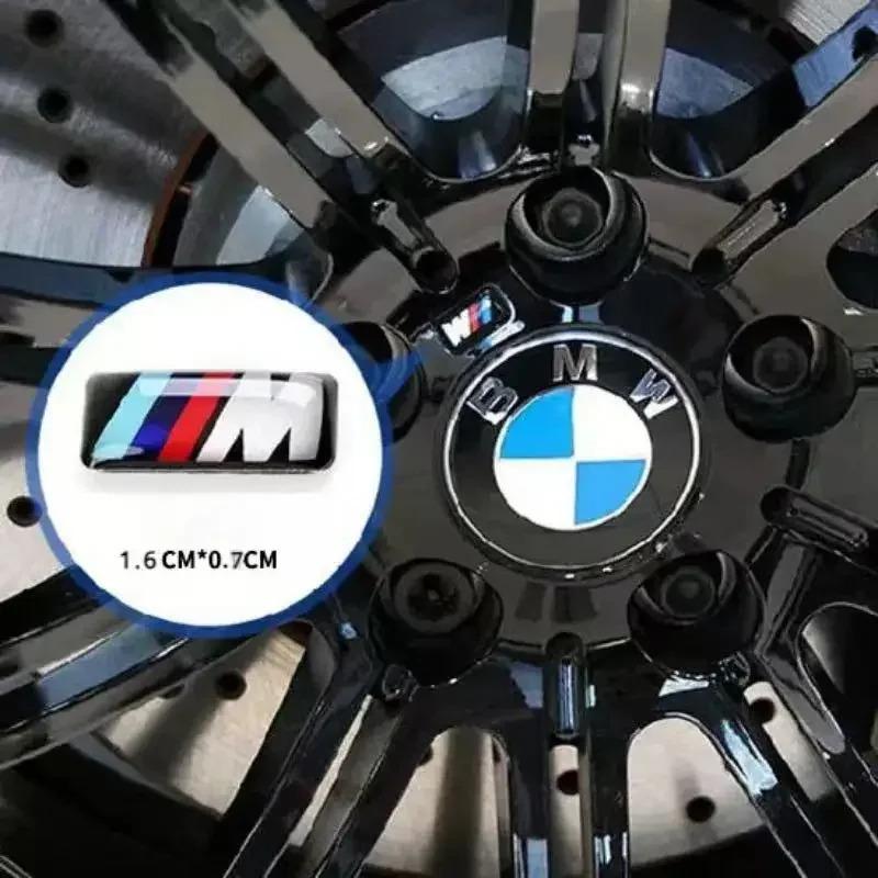 Für Alle BMW E46 E39 E38 E90 E60 E36 F30 F20 X1 X3 X5 M Logo Auto Lenkradnabenabdeckungen Mittel Emblem Abzeichen Aufkleber DIY Aufkleber