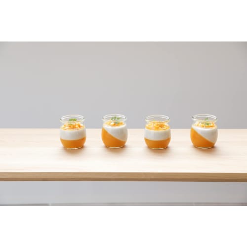 WECK GIFTBOX(TULIP 200mlx4 SET/STAINLESS CLIPx8/RUBBER PACKING Sx4) SET WE-S219