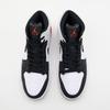 852542-100 Nike Air Jordan 1 Mid SE Black Gym Red White Light Smoke Grey (Men's)
