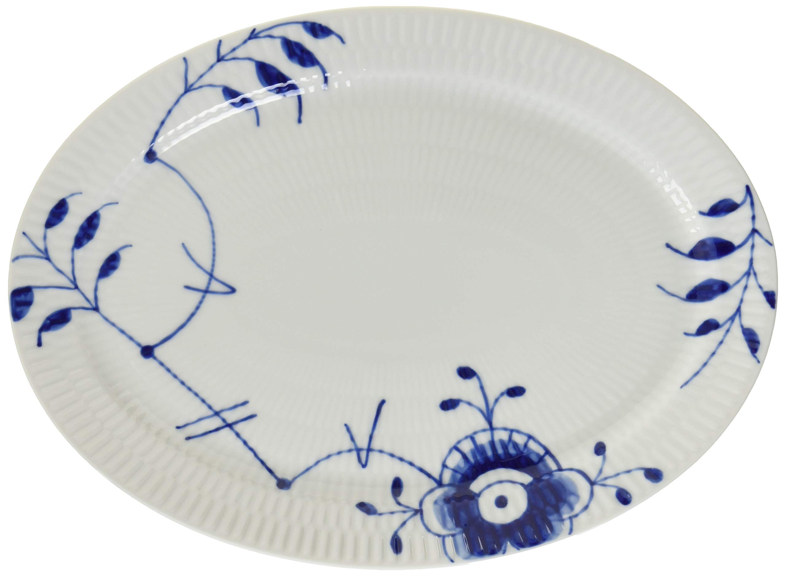 

[Officially Imported] Royal Copenhagen Blue Fluted Mega Oval 28cm 10169122