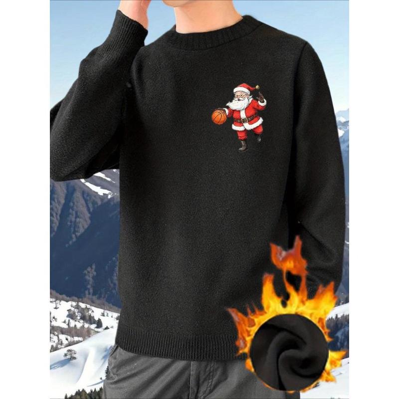 

Классический пуловер крупной вязки с узором «снежинка» — Неподвластное времени зимнее очарование для всей семьи XXL чёрный