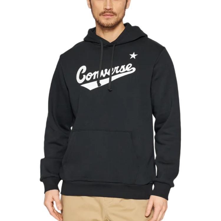 Converse Nova Pullover Hoodie Asia Sizing 'Black' Men's 10019004-A01