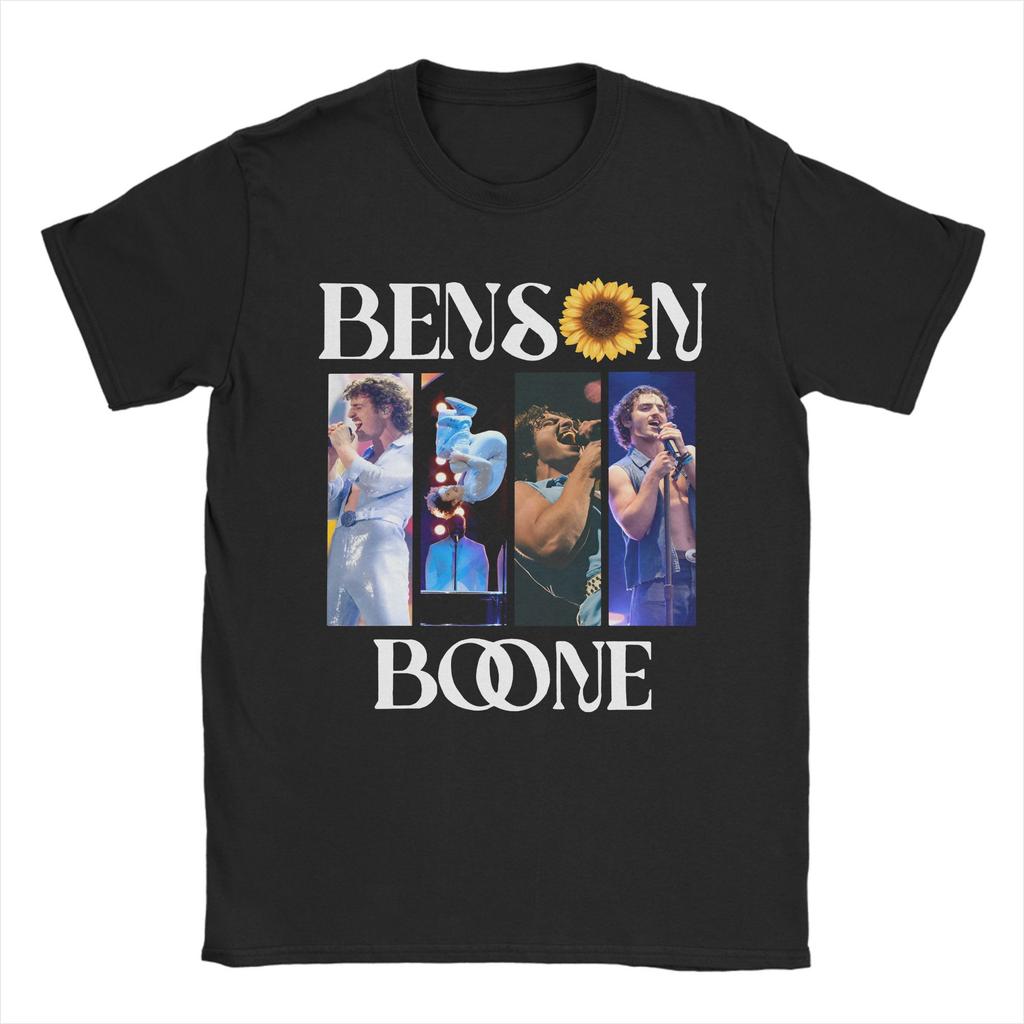 Mens TShirts One Hit Wonder Benson Boone Vintage Cotton Tee Shirt Short Sleeve T Shirt O Neck Clothing 4XL 5XL