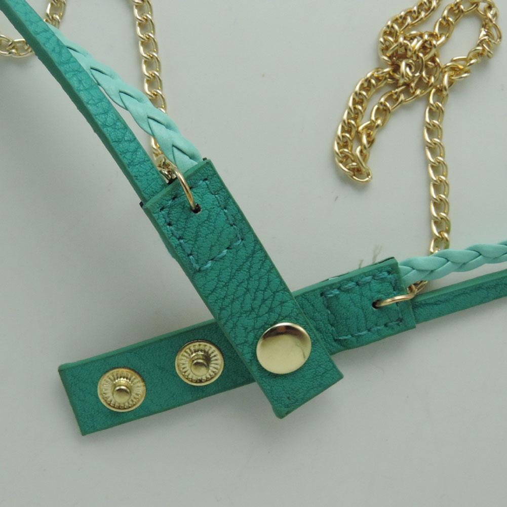 Zegarek Damski, Skórzany Warkoczowy Zegarek Bransoletka, Vintage Warkoczowy Sznurkowy Pasek Damski Zegarek na Rękę, Modny Kwarcowy Zegarek Bransoletka