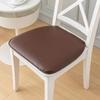 Thickened Waterproof Dirt Resistant Leather Seat Cushion Anti Slip Dining Chair & Stool Cushion for Home And Office Use