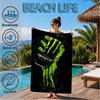 Monster Drink Beach Towel, Super Soft Microfiber, Perfect Gift for Her/Him, Birthday, for Pool, Beach, Travel, Decor Beach Party