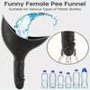 Female Urinal Pee Cloth Set Female Urination Device Reusable Pee Funnel & Rag Silicone She Pee Cup for Womens Stand To Pee