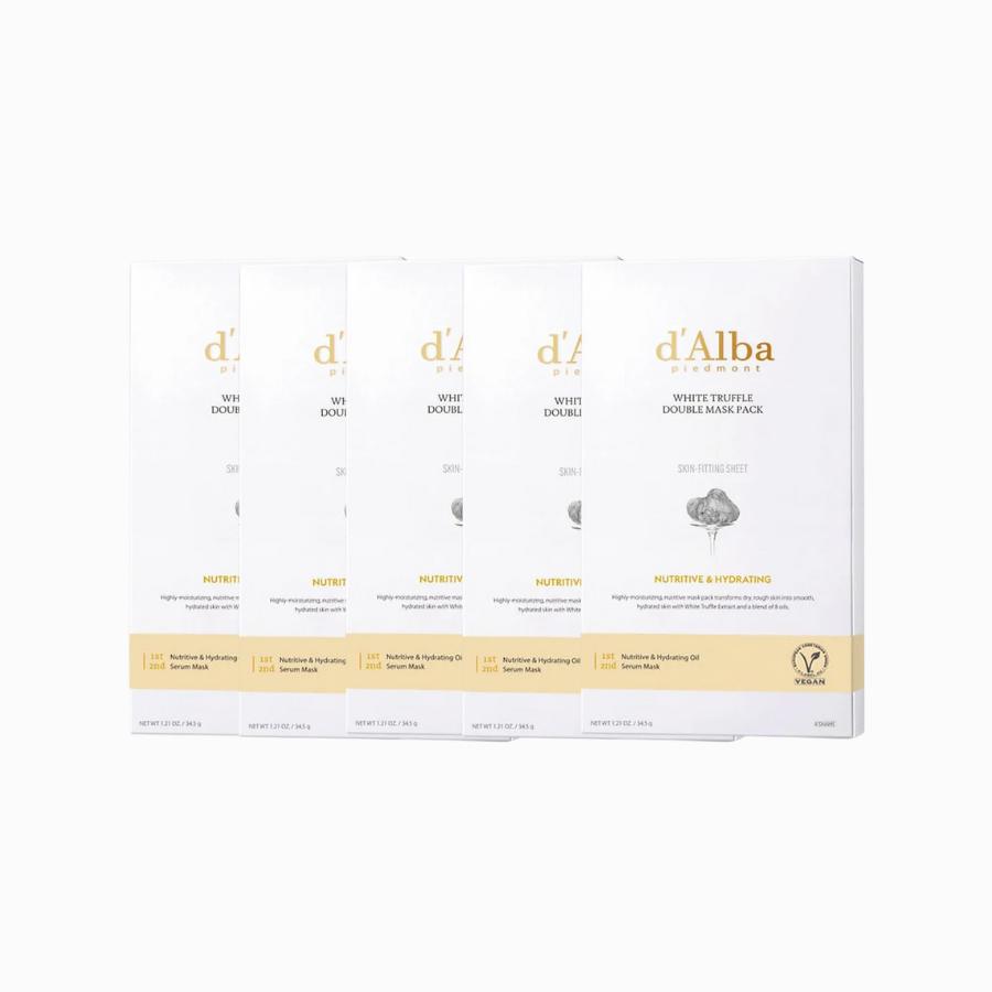 

d alba White Truffle Double Mask Pack 5Box