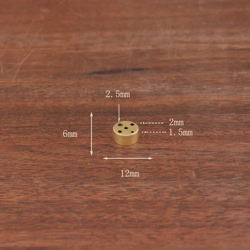 

Brass Nine-Hole Gourd Incense Holder and Stand - Mini Incense Burner Accessory