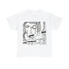T Shirt Unisex Random Doodle Drawing Odd Curiosity Obscure Art Quirky Weird Tee