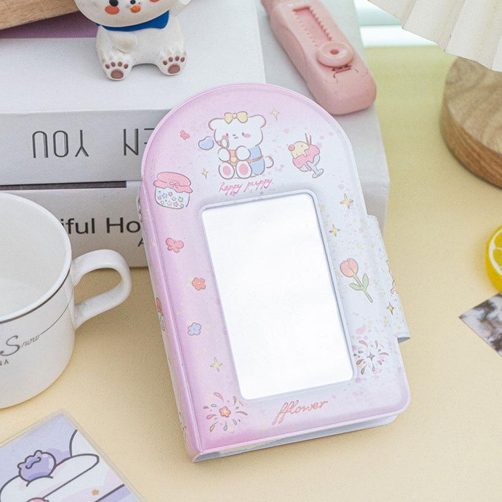 

Альбом для ПВХ карт 3-дюймовый мини-альбом для открыток Креативный альбом для коллекционных карточек 5