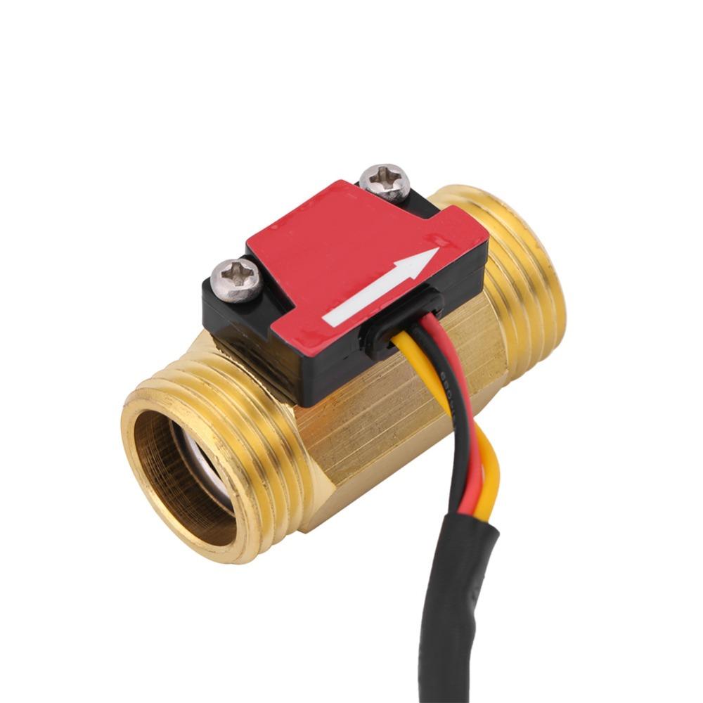 1-25L/min Flowmeter Magnetic Flow Switch Durable Hall Effect Sensor  Industrial