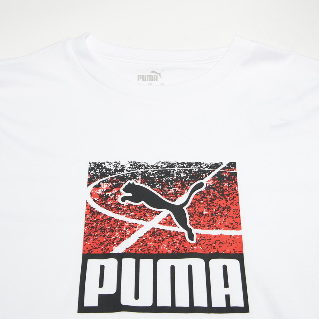 Puma Graphics Photoprint Fashion Comfortable Soft Skin-Friendly Versatile Short Sleeve T-Shirt Unisex Tops 684375-02