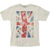 David Bowie Union Jack Męska Koszulka Muzyka Klasyczny Rock Zespół Koszulka Nowa Naturalna