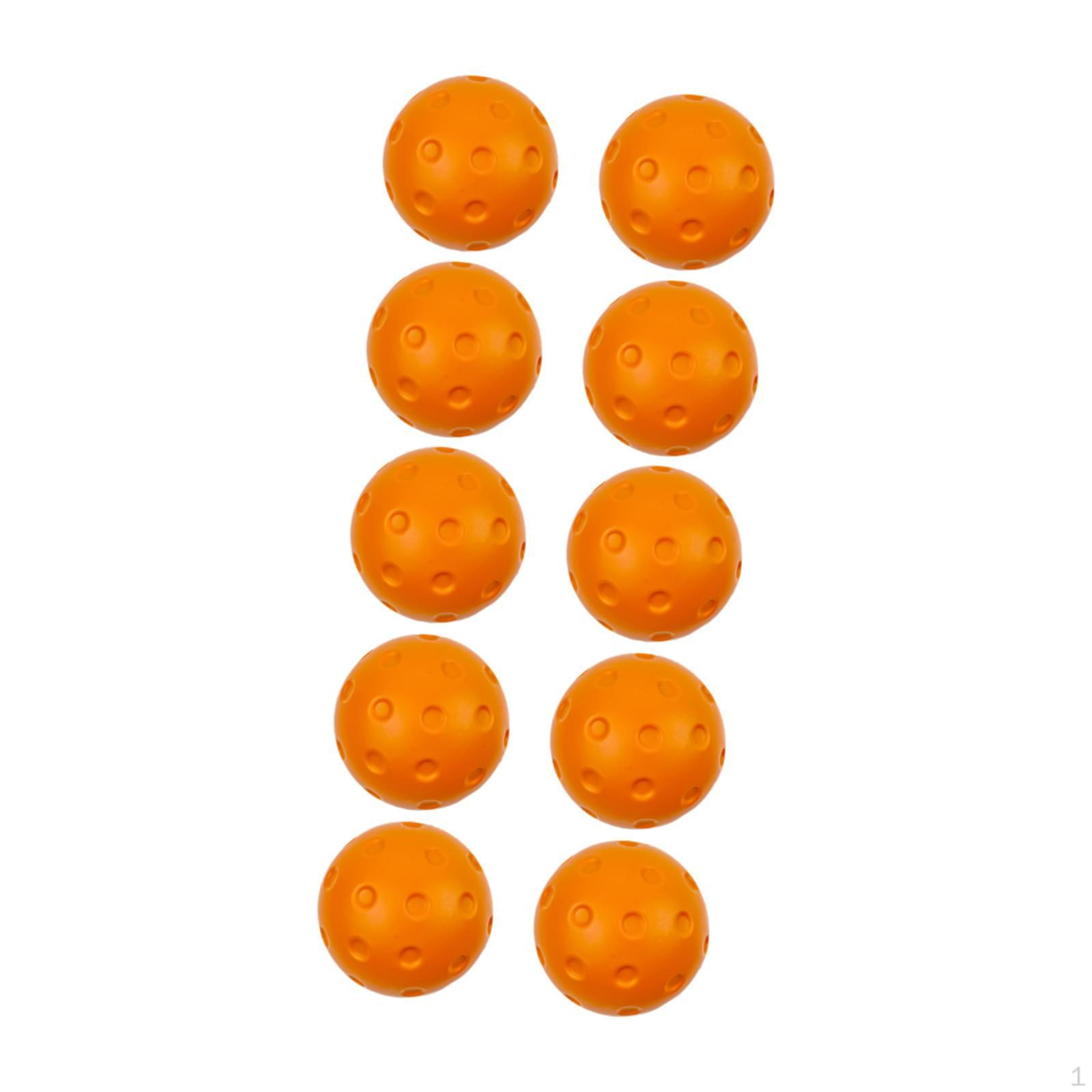 

10 штук бесшумный мяч Pickleball из пенополиуретана мягкий для занятий девочек и мальчиков