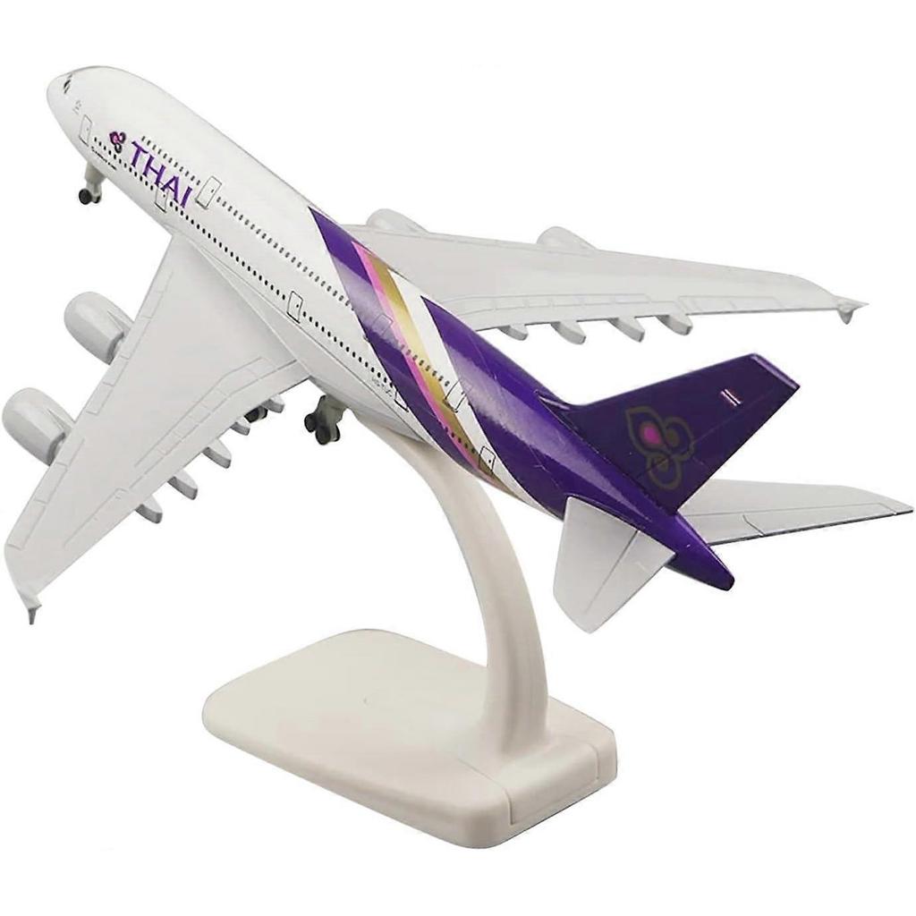 Simulation 1:200 Legierung Flugzeugmodell Thai Airways A380 Flugzeugmodell Heim Büro Dekoration Geschenke