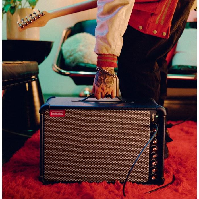 Positive Grid Spark LIVE Guitar Amplifier 150W Bluetooth Mic Compatible Effects Mixer with Dedicated App for Live Performance, Black