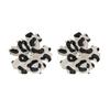2024 Elegant Snowflake Leopard Print Ladies' Fashion Earrings