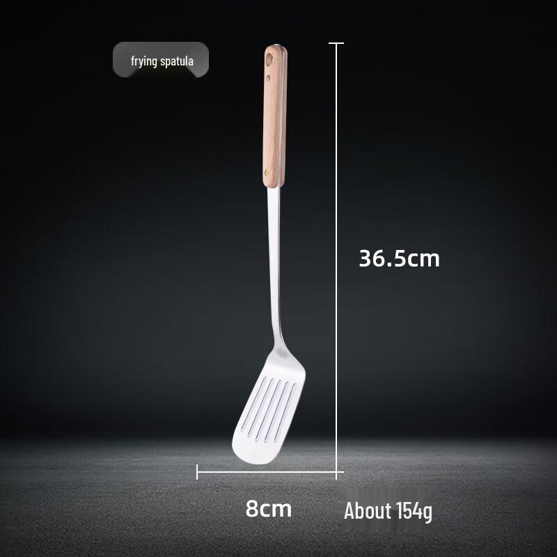 ZISIZ 304 Stainless Steel Slotted Spatula Set