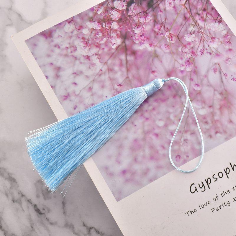 10CM Ice Silk Tassel Tassels Ancient Style Sachet Fan Pendant Bookmark Pendant Ear Diy Handmade Material Fringe Trim