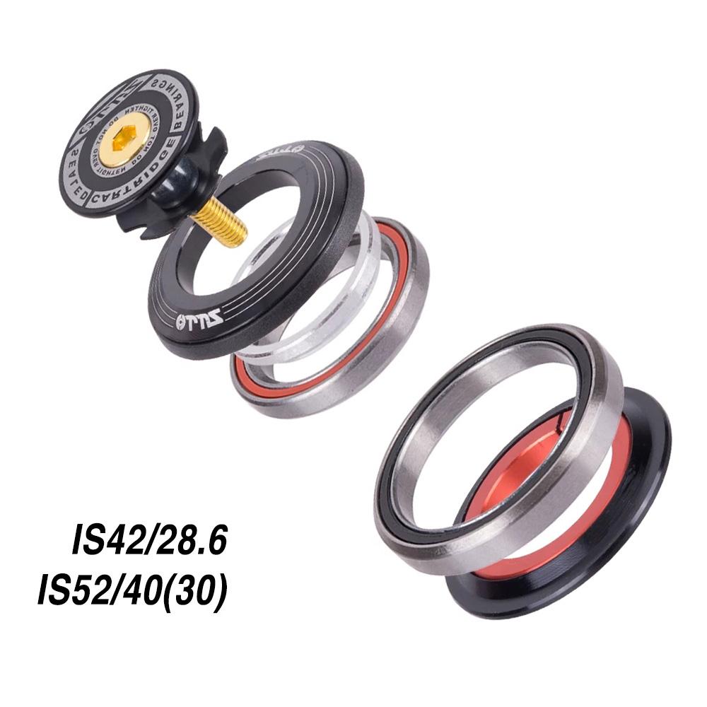 Tube Fork Steering Column IS42 IS52 Straight Tube Bearing 42mm 52mm Bicycle Headset Bike Headset