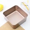 Deep Square Cake Pan with Coated Interior for Water Bath Cake Baking, Tall Recipes, Family Use, and Square Serving