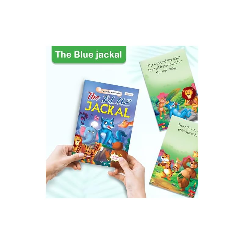 The Lion And The Hare, The Crab And The Crane, The Jackal And The Lion And The Mouse Panchatantra Stories : Kids story books, Picture story bo