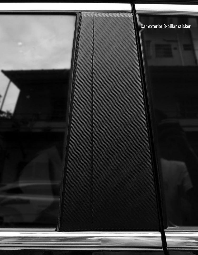 Carbon Fiber Anti-Kick Center Console Sticker for 09-21 Toyota Highlander Interior Decoration
