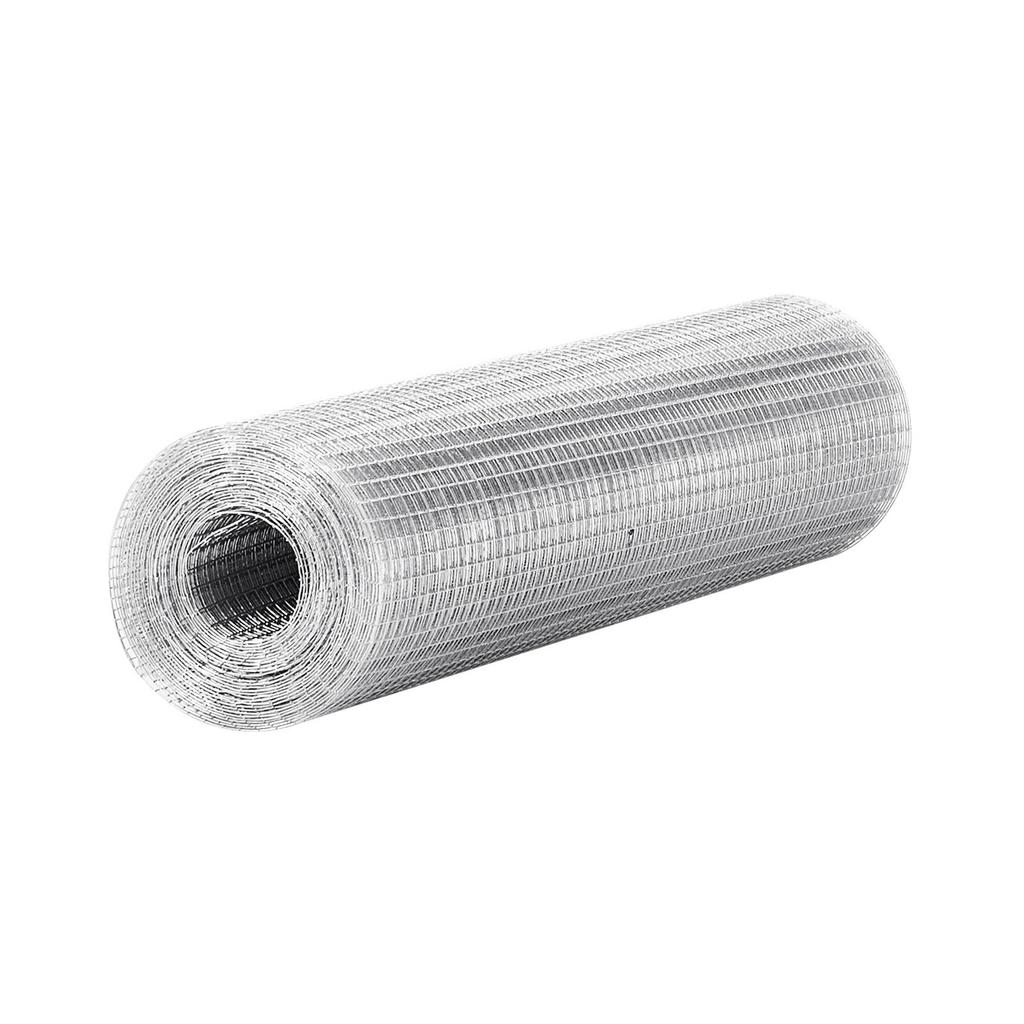 Hardware Cloth, 6.3 Mm 0.4 X 6 M 0.5 Mm Diameter Chicken Wire Fence, Hot-Dip Galvanized After Welding Metal Wire Mesh Roll, Garden Plant Welded
