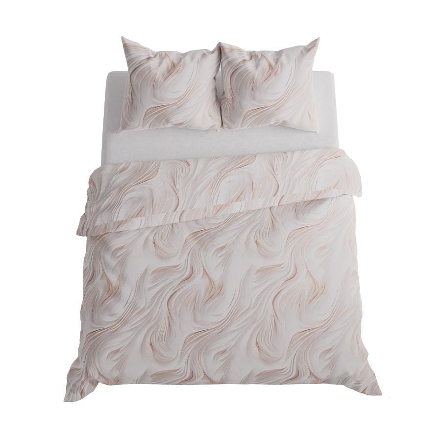 CALM Satin Bedding - Abstract Pattern - 220x200cm