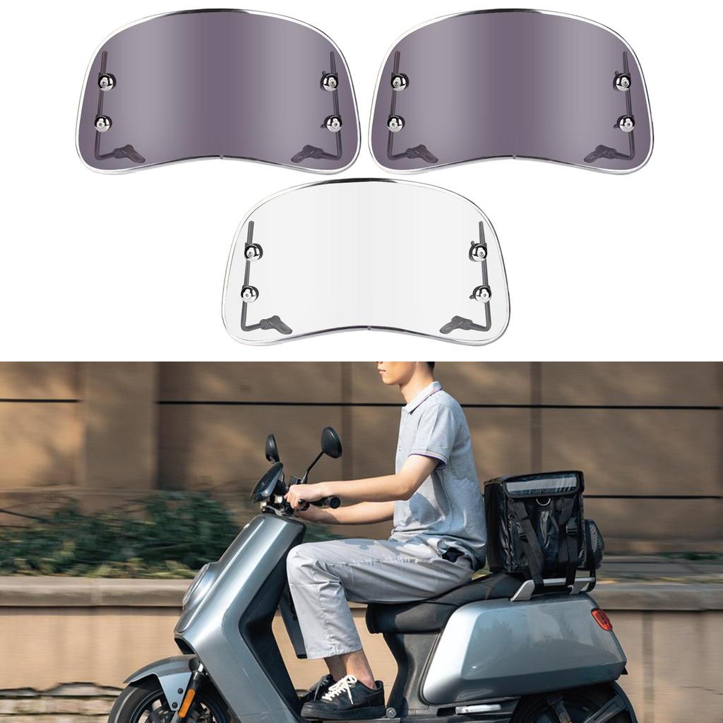 Motorcycle Windshield Electric Bicycles Easily Install High Performance Windproof Premium Replacement Motorbike Wind Deflector