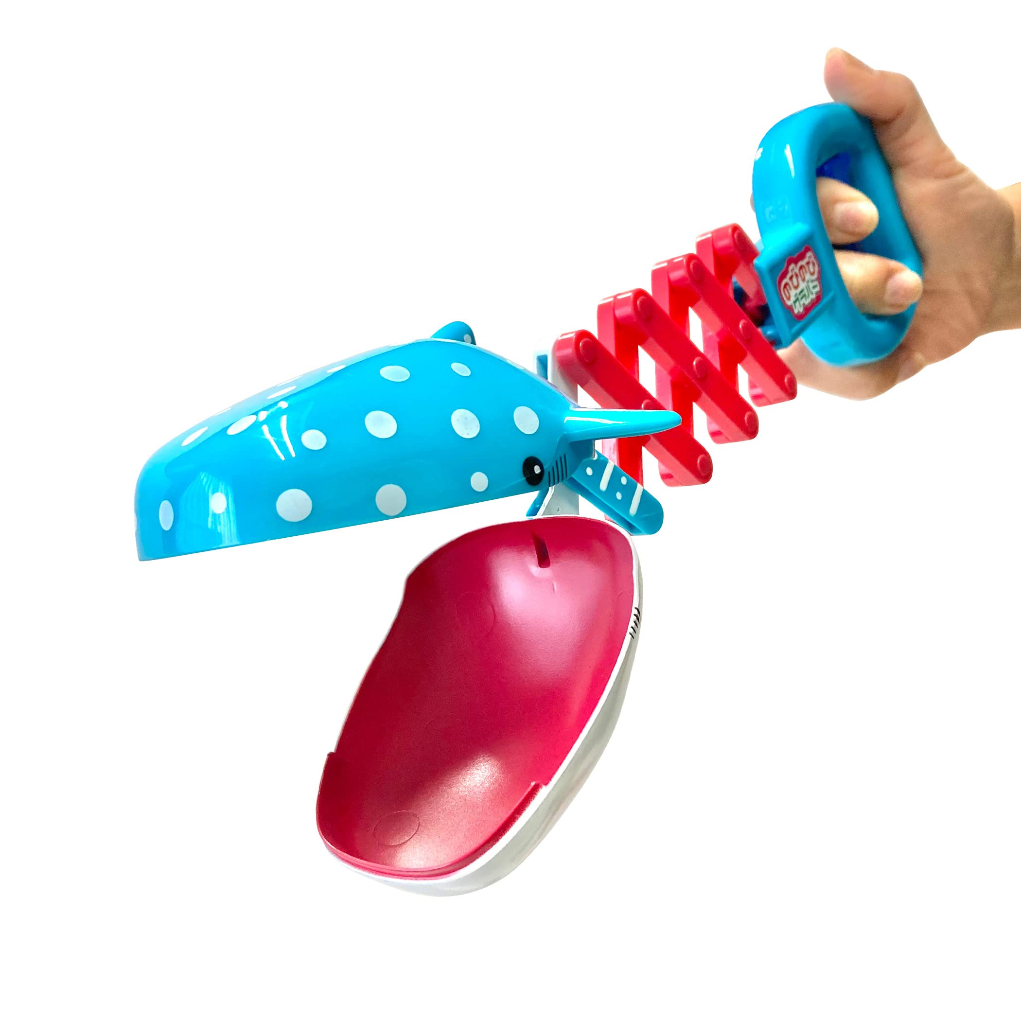 

Stretch and snap! Cute Animal Magic Hand Grabber Catcher - Stretch when you squeeze, open mouth to grab (Whale Shark)