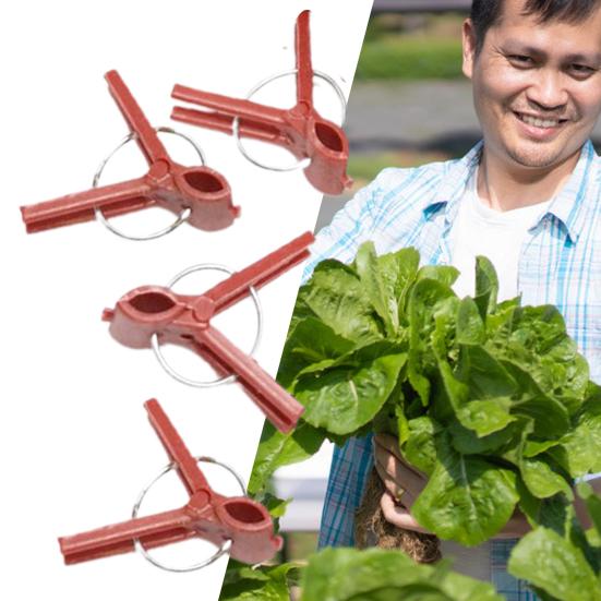 50Pcs/Set Grafting Clips Reusable Flexible ABS Grafting Clips Garden Plant Support Eggplants