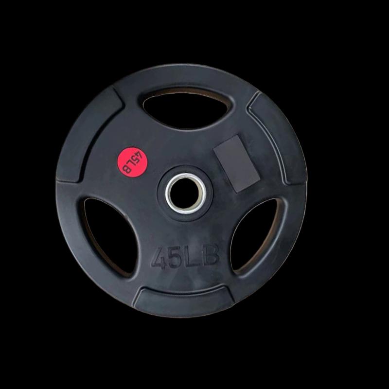 Yimai Rubber Coated Cast Iron Barbell Weight Plates