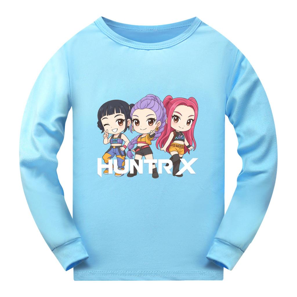 5015 Kids Girls Rumi Zoey Mira Super Star Print Long Sleeves T-Shirt