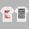 Camiseta Gráfica Unisex de Algodón Alexisonfire Crisis 20 Años Tour 2026