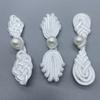 10pcs Chinese Knot Buttons Fastener Cheongsam Tang Suit Dresses Beads Handmade DIY Garment Sewing Decor Accessories