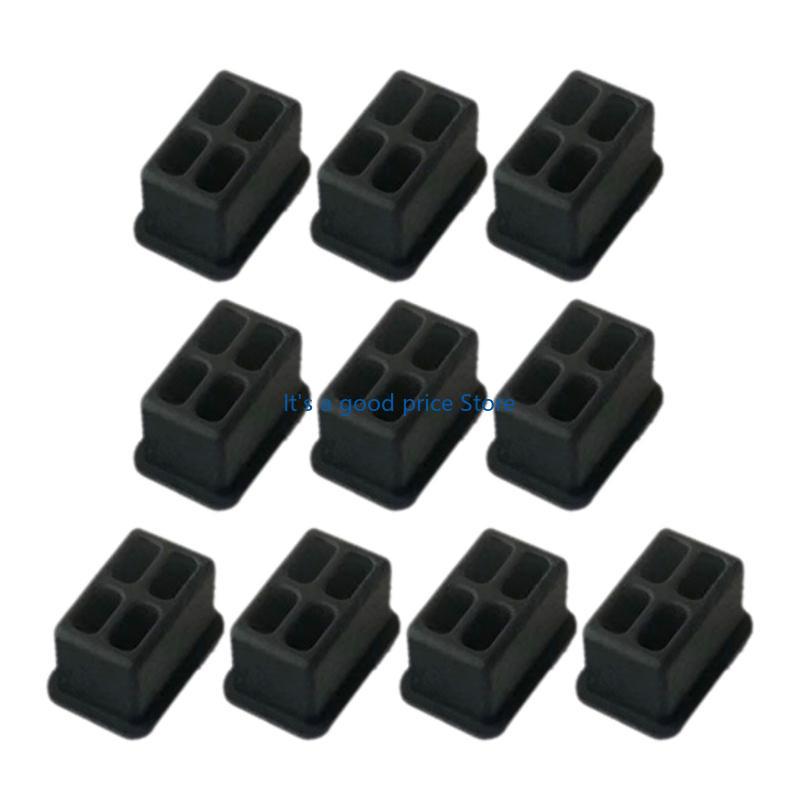 10Pcs Fiber Optical SFP Interfaces Dust Protectors Dust Caps Cage for Convenient Storage and Usage