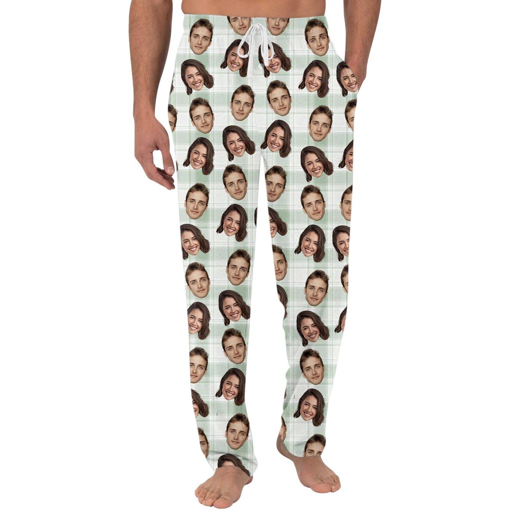 Men's Casual Pants with Pockets for Home Sleeping and Lounging